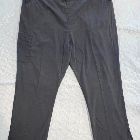 Size 2XL Dickies Gray Drawstring Scrub Pants - Picture 10 of 10